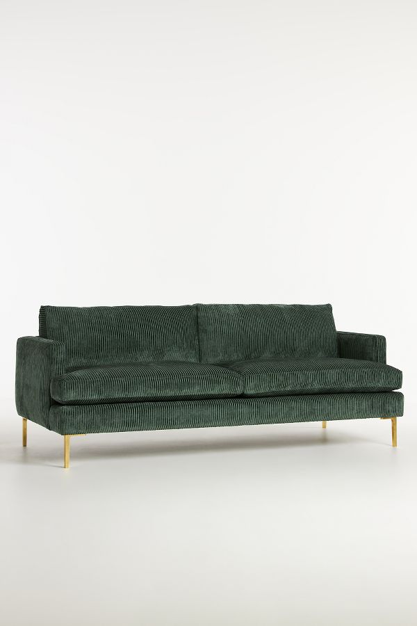 Slide View: 2: Corduroy Bowen Sofa