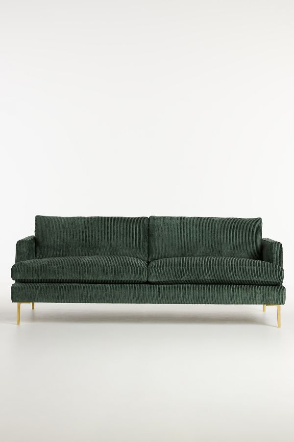 Slide View: 1: Corduroy Bowen Sofa