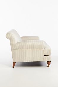 Slide View: 3: Sorrento Stripe Willoughby Two-Cushion Sofa