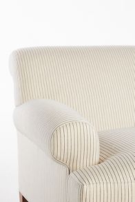 Slide View: 5: Sorrento Stripe Willoughby Two-Cushion Sofa