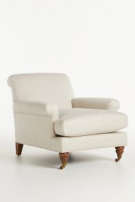 Slide View: 2: Sorrento Stripe Willoughby Chair