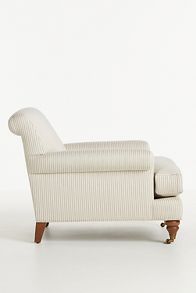 Slide View: 3: Sorrento Stripe Willoughby Chair