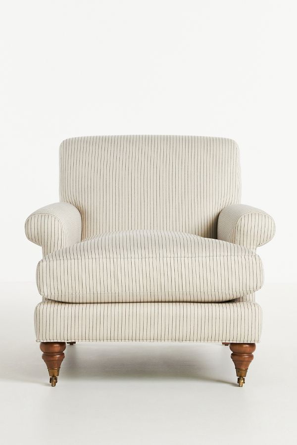 Slide View: 1: Sorrento Stripe Willoughby Chair