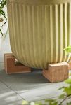 Thumbnail View 5: Square Teak Pot Feet, Set of 4