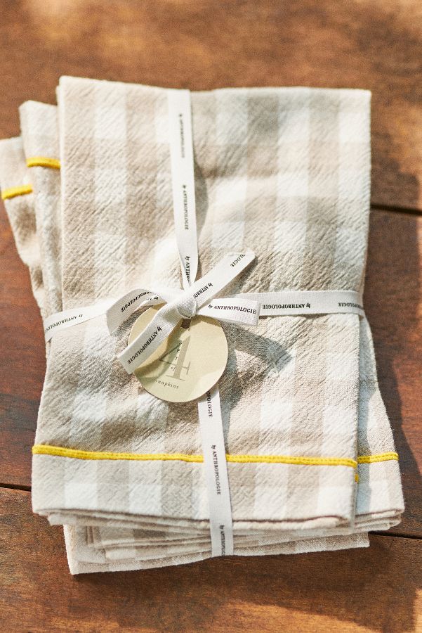 Slide View: 3: Ginny Cotton Napkins, Set of 4