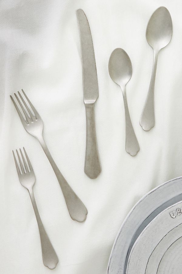 Slide View: 1: Mepra Dolce Vita Silver Flatware 5-Piece Place Setting