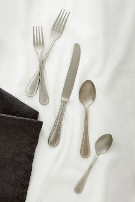 Mepra Perla Silver Flatware 5-Piece Place Setting