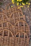 Thumbnail View 2: Woven Willow Arch Border Fencing, Set of 4