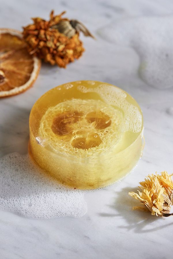 Slide View: 1: Citrus + Mint Loofah Bar