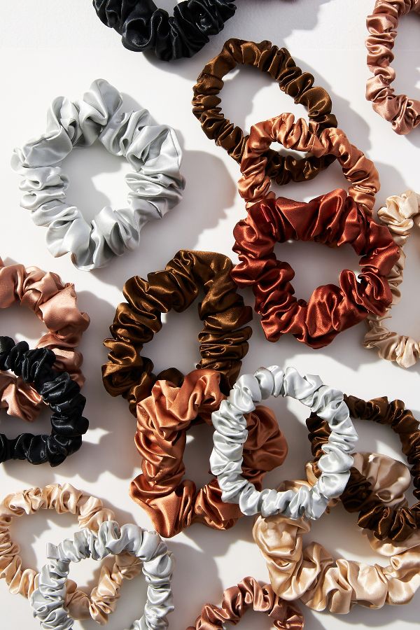 Slide View: 2: Slip Back to Basics Assorted Scrunchie Set