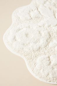 Slide View: 2: Eudora Floral Cotton Bath Mat