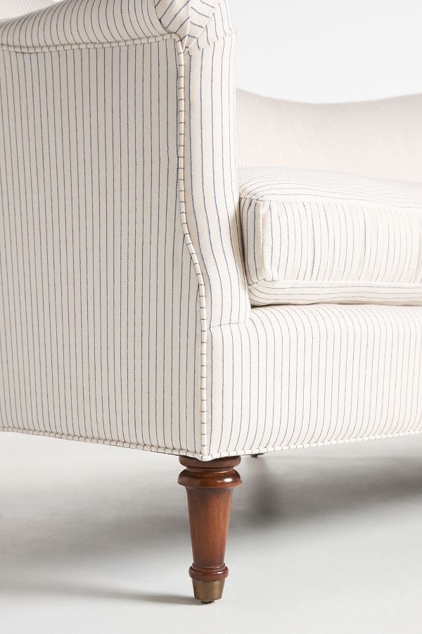 Slide View: 7: Sorrento Stripe Pied-A-Terre Sofa