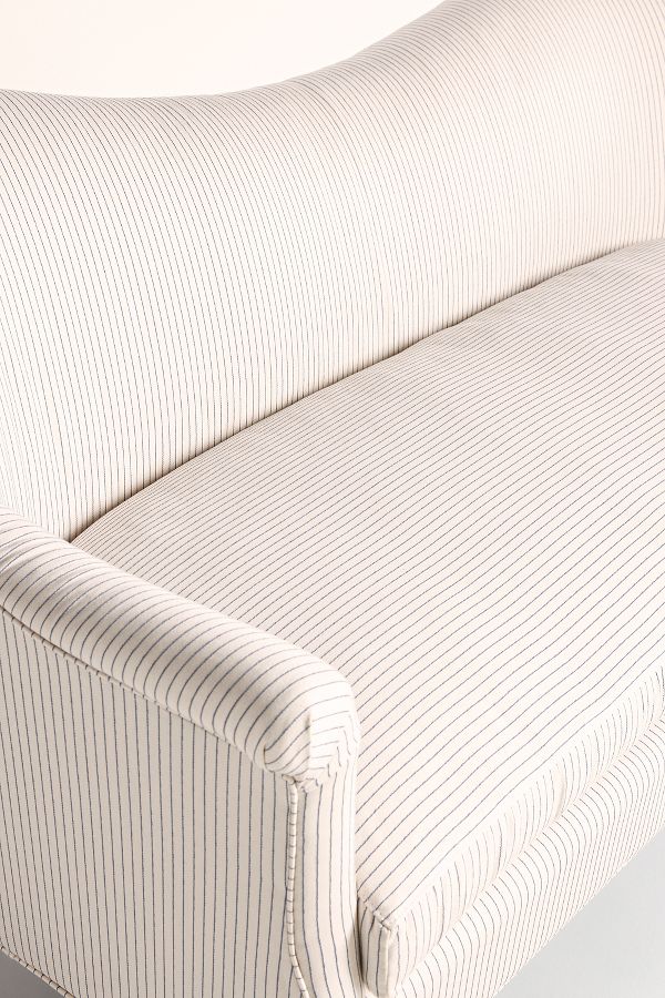 Slide View: 8: Sorrento Stripe Pied-A-Terre Sofa