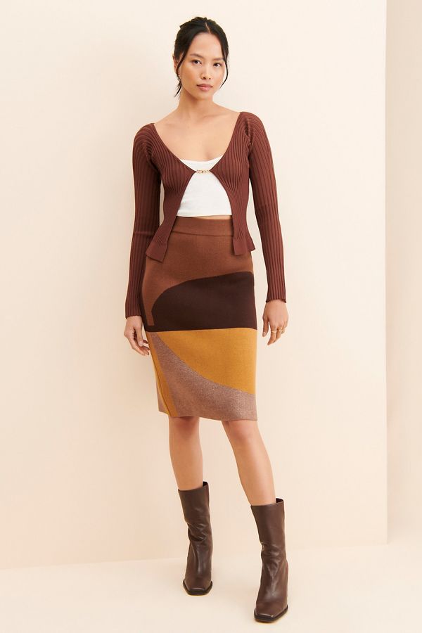 Slide View: 1: Conditions Apply Nimah Knit Skirt