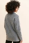 Thumbnail View 2: Flat White Knit Sweater Coat