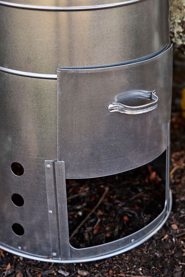 Slide View: 2: Galvanized Steel Garden Composter