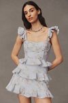 Thumbnail View 1: V. Chapman Avignon Ruffled Corset Mini Dress