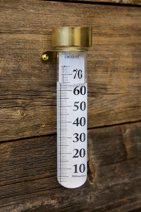 Slide View: 4: Brass Rain Gauge