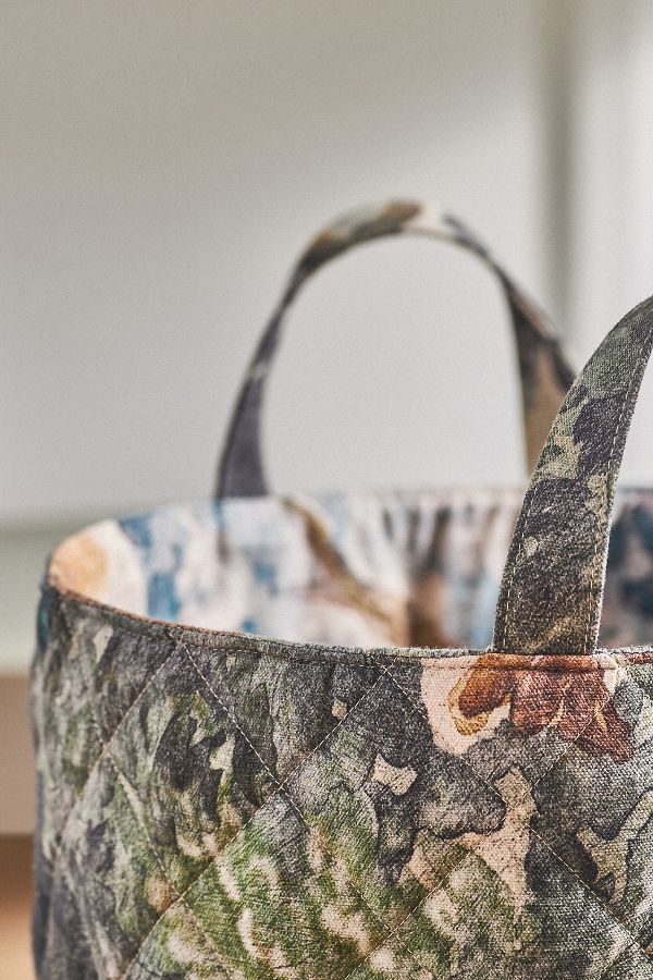 Slide View: 3: Judarn Printed Fabric Basket