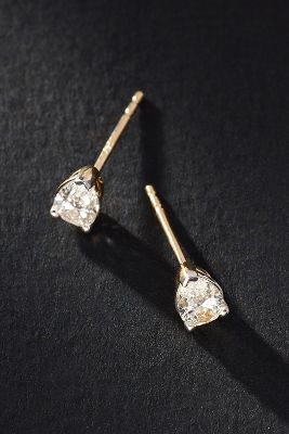 Pear-Cut 0.5ct Diamond Earrings