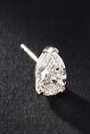 Thumbnail View 2: 2ct Pear-Cut Diamond Post Earrings