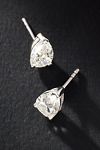 Thumbnail View 1: 2ct Pear-Cut Diamond Post Earrings