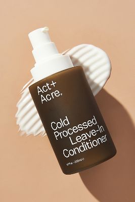 Act + Acre Cold Processed® 2% Squalene Anti-Frizz Leave-In Conditioner