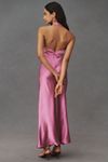 Thumbnail View 4: Reformation Daniela Sleeveless V-Neck Silk Maxi Dress