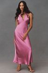 Thumbnail View 2: Reformation Daniela Sleeveless V-Neck Silk Maxi Dress