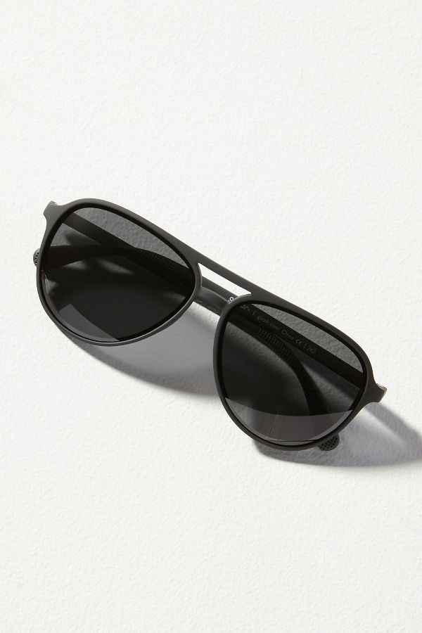 Slide View: 1: Goodr Operation Blackout Polarized Sunglasses