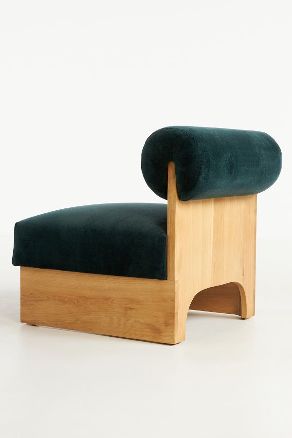 Slide View: 4: Velvet Pamela Accent Chair