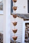 Thumbnail View 1: Water Lily Copper + Brass Rain Chain