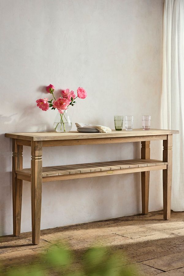 Slide View: 1: Palladio Reclaimed Teak Console