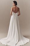 Thumbnail View 5: Besa Rowen Strapless Plunging Trapeze Wedding Gown