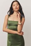 Thumbnail View 4: BHLDN Elliana Sleeveless Corset Satin Midi Dress