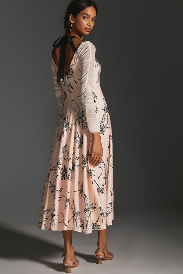 Slide View: 2: Dragonfly Maxi Dress