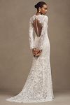 Thumbnail View 2: Wtoo by Watters Sienna Long-Sleeve High-Neck Wedding Gown