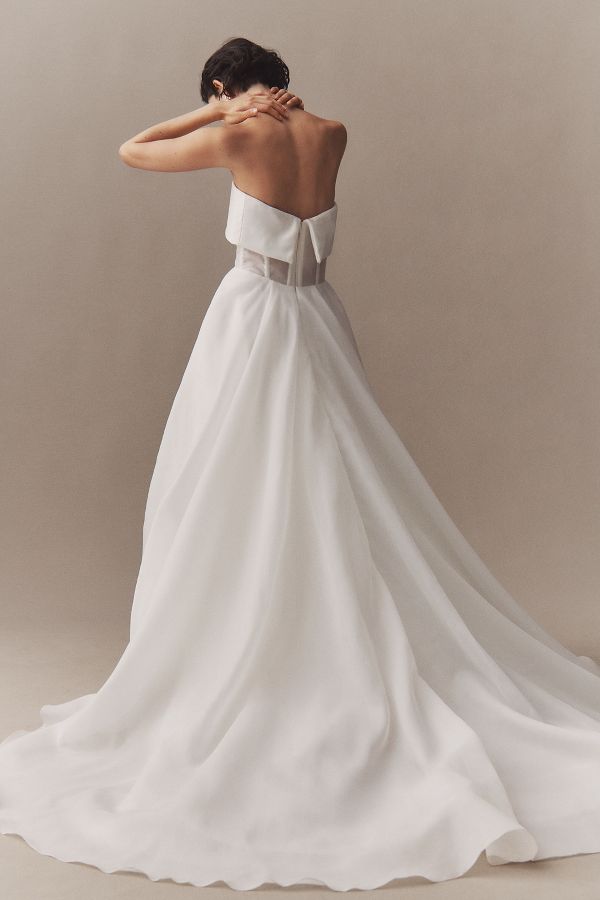 Slide View: 3: Wtoo by Watters Lilibet Strapless Wedding Gown