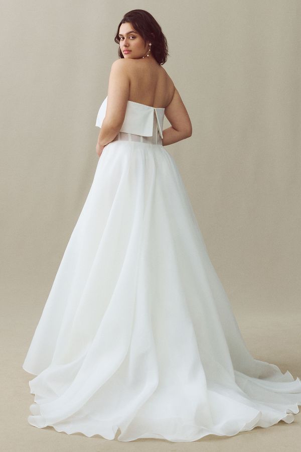 Slide View: 7: Wtoo by Watters Lilibet Strapless Wedding Gown