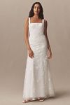 Thumbnail View 1: Wtoo by Watters Henrietta Sleeveless Square-Neck Wedding Gown