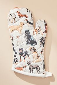 Slide View: 2: Dog Breeds A-Z Oven Mitt