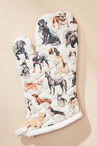 Slide View: 1: Dog Breeds A-Z Oven Mitt