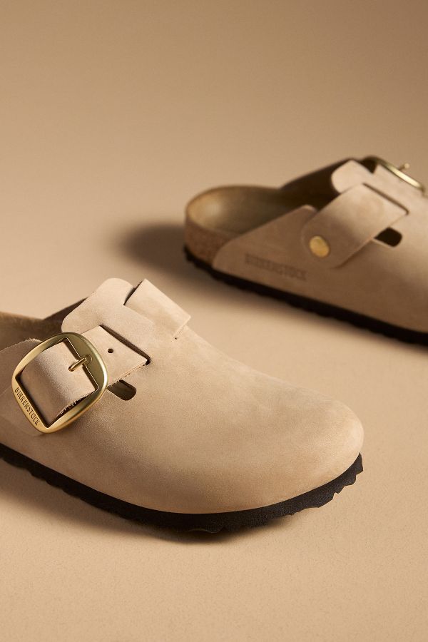 Slide View: 3: Birkenstock Boston Big Buckle Clogs