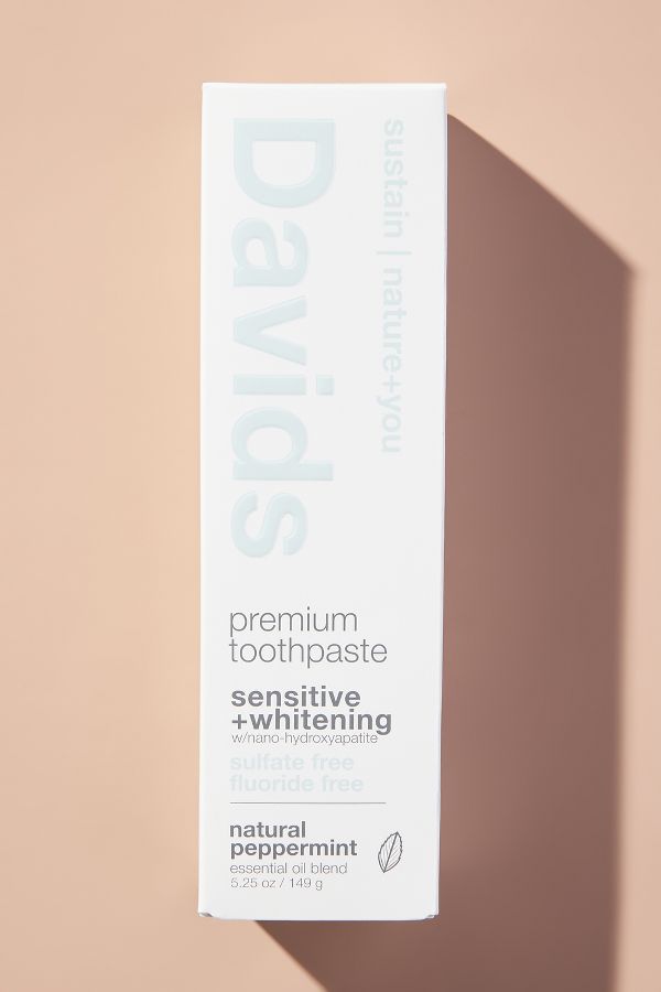 Slide View: 2: Davids Sensitive Whitening Nano-Hydroxyapatite Premium Toothpaste