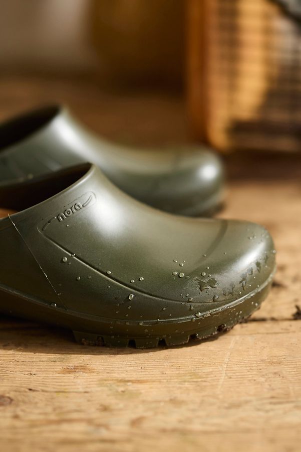 Slide View: 3: NORA Garden Clogs, Green