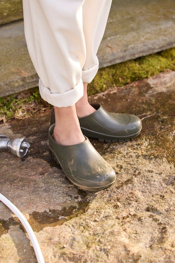 Slide View: 1: NORA Garden Clogs, Green