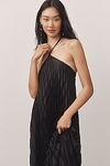 Thumbnail View 1: Delfi Collective Lyra Halter Pleated Maxi Dress