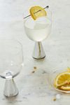 Thumbnail View 1: Ramona Chrome Wine Glasses, Set of 4