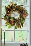 Thumbnail View 1: Fresh Magnolia + Pepperberry Wreath