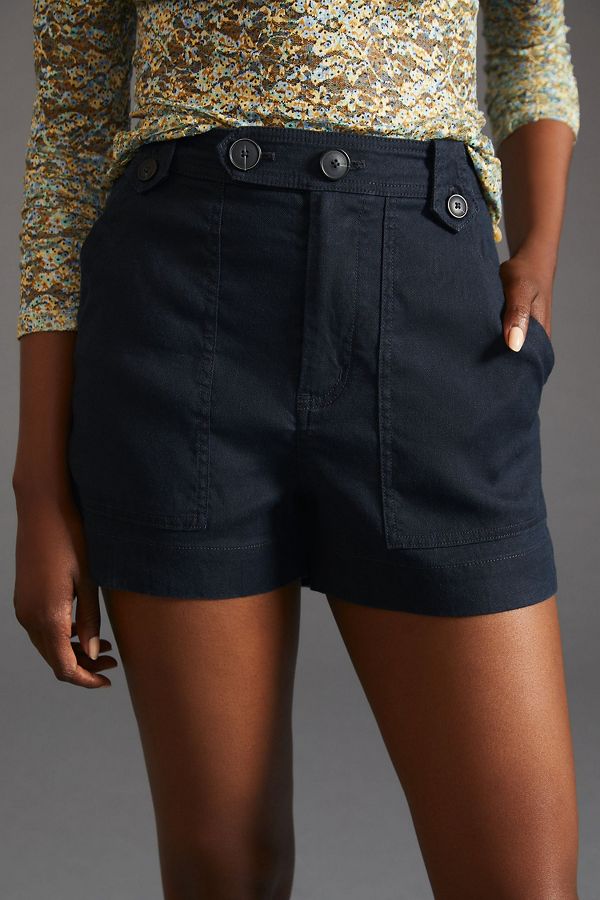 Slide View: 4: Maeve High-Rise A-Line Shorts